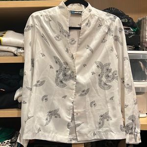 Vintage fan blouse